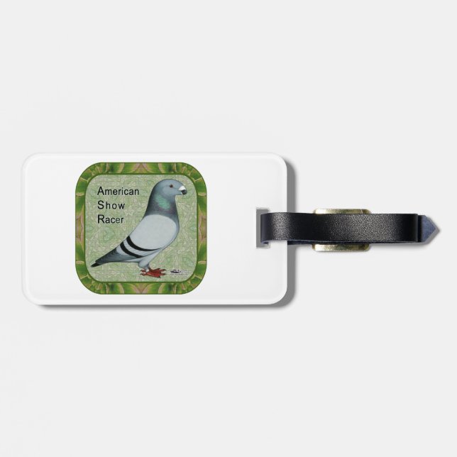 Etiqueta De Bagagem Mostrar estrutura de racer (Traseira Horizontal)