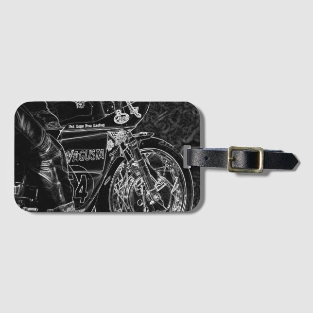 Etiqueta De Bagagem Motocicleta 1 bc ltcna (Frente Horizontal)
