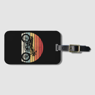Etiqueta De Bagagem Motocicleta Vintage Retro