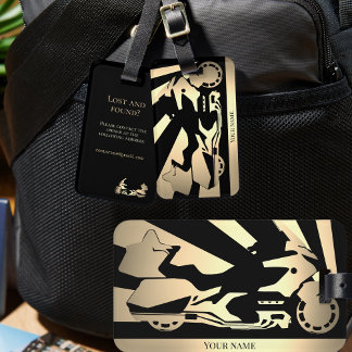 Etiqueta De Bagagem Motocicletas de motocicletaEtiqueta de bagagens