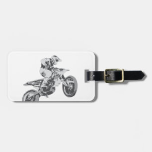 Etiqueta De Bagagem Motocross