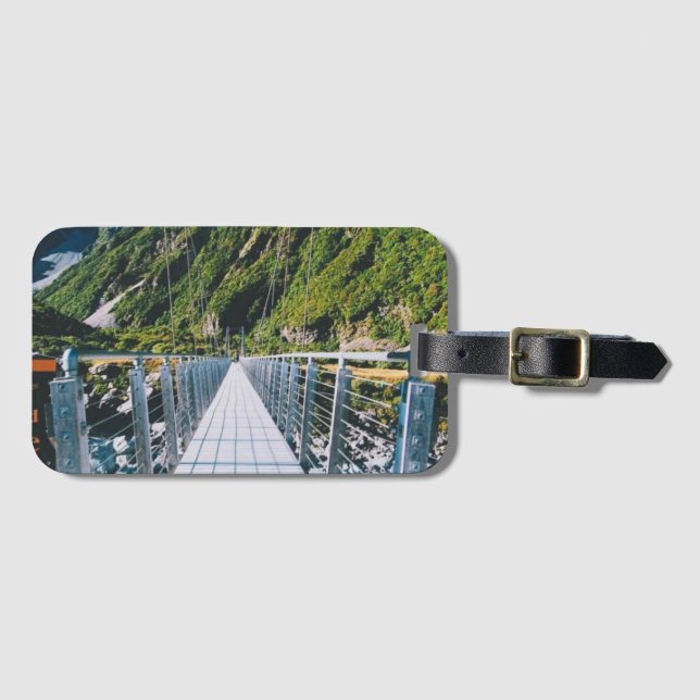 Etiqueta De Bagagem Mount Cook - New Zealand (Frente Horizontal)