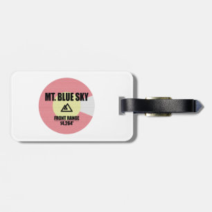 Etiqueta De Bagagem Mt. Blue Sky Colorado