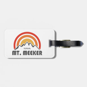 Etiqueta De Bagagem Mt. Meeker Colorado