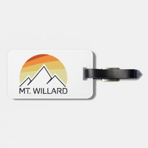 Etiqueta De Bagagem Mt. Willard New Hampshire Retro