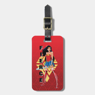 Etiqueta De Bagagem Mulher Maravilha Com Espada - Feroz