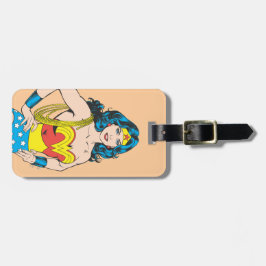 Etiqueta De Bagagem Mulher Maravilha | Dose de Vintage com Laço