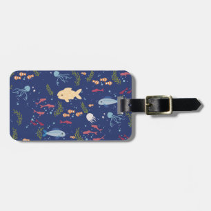 Etiqueta De Bagagem Mundo subaquático