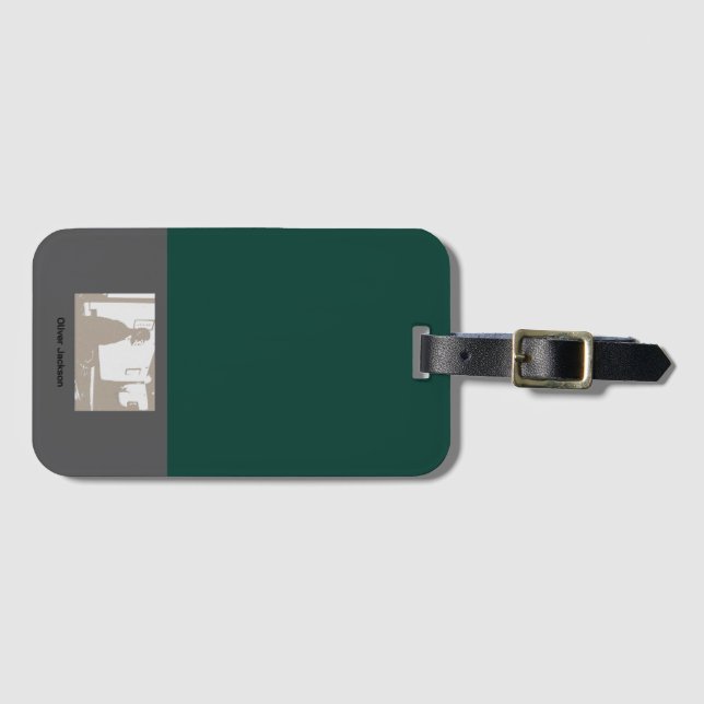 Etiqueta De Bagagem My Favorite Yoga Teacher (Frente Horizontal)