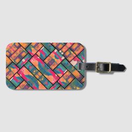 Etiqueta De Bagagem Na moda Art Paint