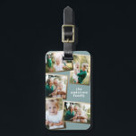 Etiqueta De Bagagem Na moda de multifamília de fotos ouro moderno<br><div class="desc">Na moda elegante design de multifamília de ouro moderno. Ideal aniversário,  Dia de as mães,  Dia de os pais ou presente de Natal.</div>