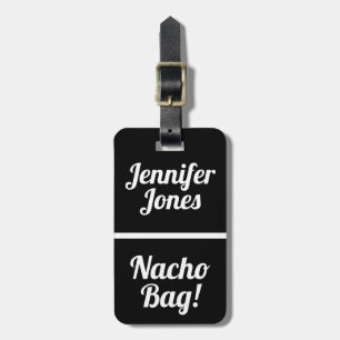 Etiqueta De Bagagem Nacho Bag Funny