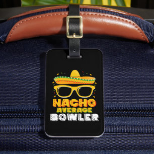 Etiqueta De Bagagem Nacho Média Bowler Cinco De MayoNacho Média Bo