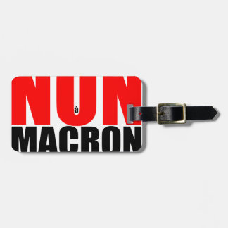 ETIQUETA DE BAGAGEM NÃO À MACRON