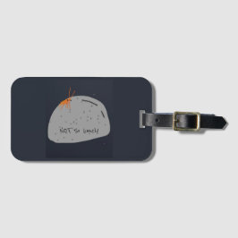 Etiqueta De Bagagem Não Engraçada Pelo Solitário (