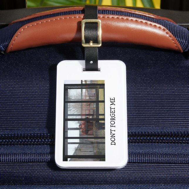 Etiqueta De Bagagem Não me esqueça (Frente Insitu 2)