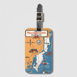 Etiqueta De Bagagem Narragansett Rhode Island