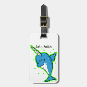 Etiqueta De Bagagem Narwhal Dabbing