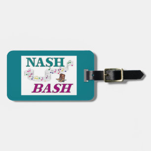 Etiqueta De Bagagem Nashville Nash Bash Music