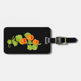 Etiqueta De Bagagem Nasturtium Nostalgic
