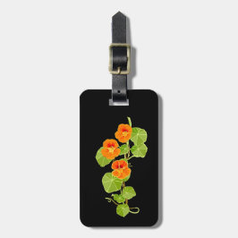 Etiqueta De Bagagem Nasturtium Nostalgic