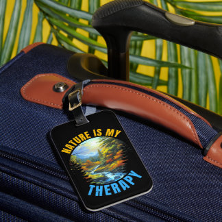 Etiqueta De Bagagem Nature is my therapy