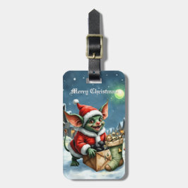 Etiqueta De Bagagem Naughty List Delivery: The Goblin Clause Chronicle