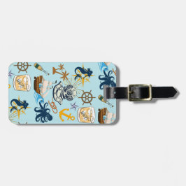 Etiqueta De Bagagem  Nautical Bachelor Party