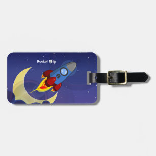 Etiqueta De Bagagem Nave Espacial Infantil