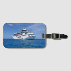 Etiqueta De Bagagem Navio de cruzeiro