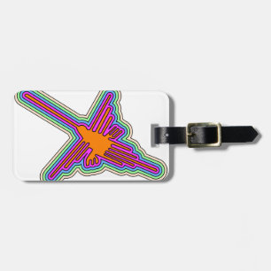 Etiqueta De Bagagem Nazca Hummingbird Peru Drawing