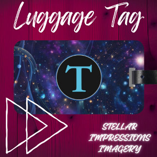 Etiqueta De Bagagem Nebula Rapture