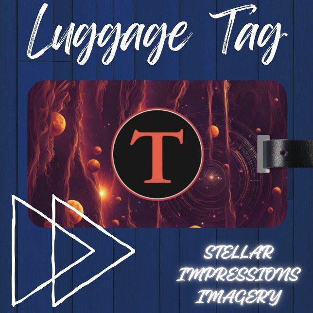 Etiqueta De Bagagem Nebular Veil (Criador carregado)