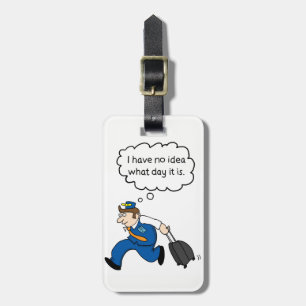 Etiqueta De Bagagem Nenhum Tag masculino da bagagem dos hospedeiros de