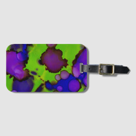 Etiqueta De Bagagem Neon Bloomstorm