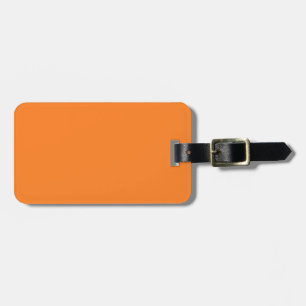 Etiqueta de Bagagem Neon Laranja, Marrom-Brilhante