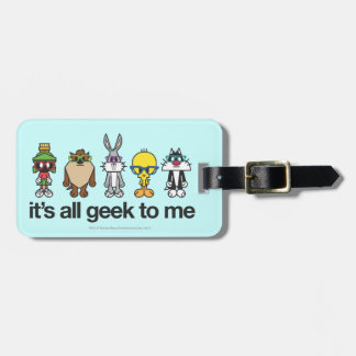 Etiqueta De Bagagem NERD LOONEY TUNS™ - Todos Geeks para mim