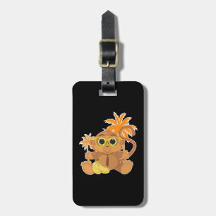 Etiqueta De Bagagem Nerd macaco