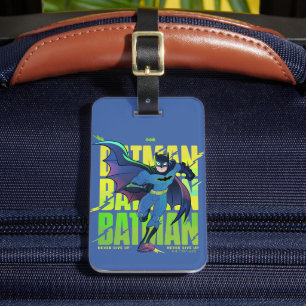 Etiqueta De Bagagem Never Give Up Batman Running Graphic
