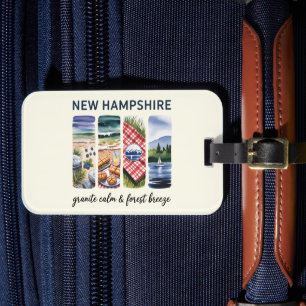 Etiqueta De Bagagem New Hampshire - Granite Calm & Forest Breeze