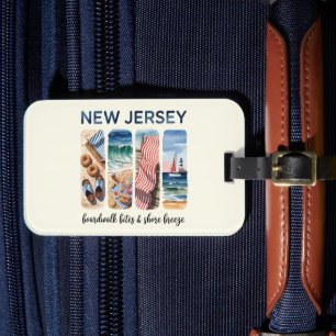 Etiqueta De Bagagem New Jersey - Boardwalk Bites & Shore Breeze