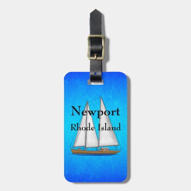 Etiqueta De Bagagem Newport (Frente Vertical)