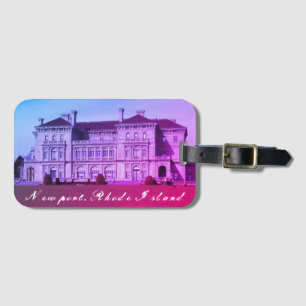 Etiqueta De Bagagem Newport, RI - Algodão De Verão, Idade Dourada