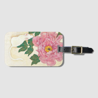 Etiqueta De Bagagem Nezumito-Botan: The Little Mouse and the Peony
