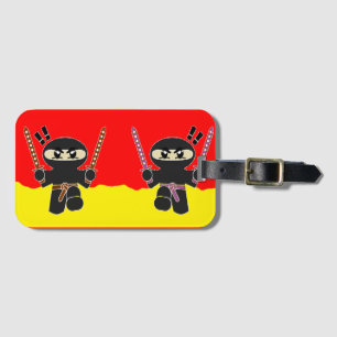 Etiqueta De Bagagem Ninjas irritados