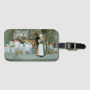 Etiqueta De Bagagem No Florista por Childe Hassam, Vintage Fine Art