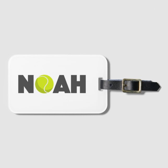 Etiqueta De Bagagem Noah Tênis (Frente Horizontal)