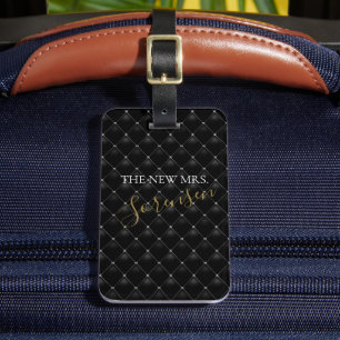 Etiqueta De Bagagem Noiva Chá de Vestido Negro Festa de Nascença