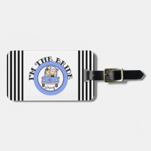 Etiqueta De Bagagem Noiva do carro do casamento