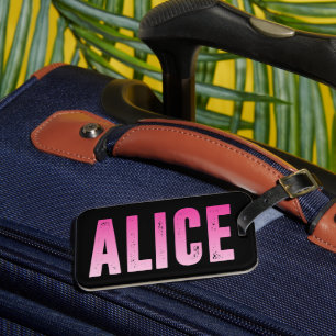 Etiqueta De Bagagem Nome da Alice